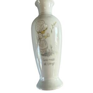 SKU3375 Vintage Precious Moments Vase 1985 Enesco "God Made All Things"